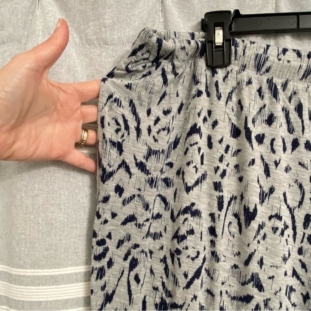 SOMA / Gray & Blue Print Soft Cool Nights PJ Pants Size XXL - Picture 6 of 10